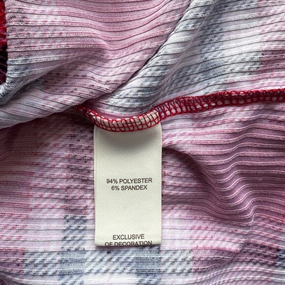 Laura Ashley Red Plaid Button-Up Long Sleeve Nightshirt Womens Size Large - Picture 8 of 8